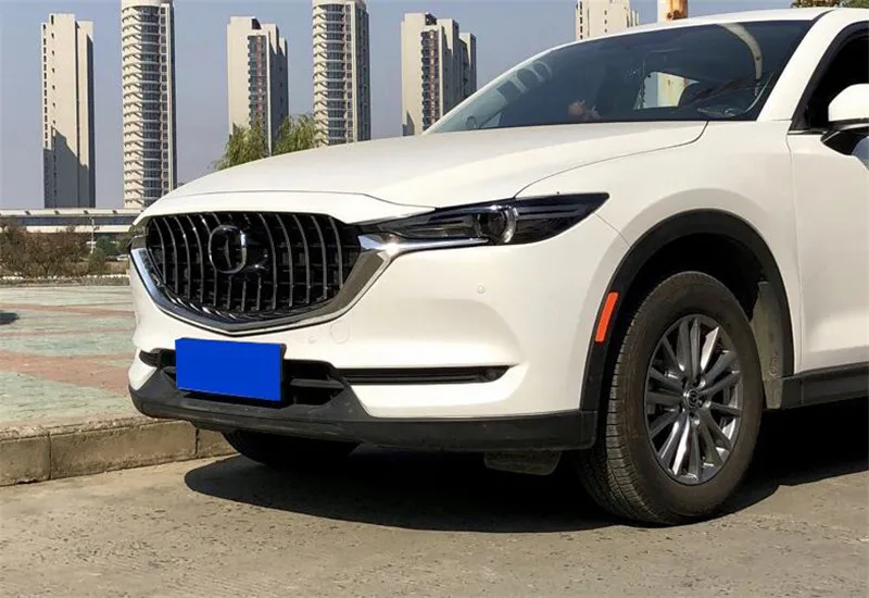 CEYUSOT для MAZDA CX-5 CX5 автомобильный гриль наружная Передняя Сетчатая Маска накладки на передний бампер ABS модифицированные грили 18 19 GT стиль