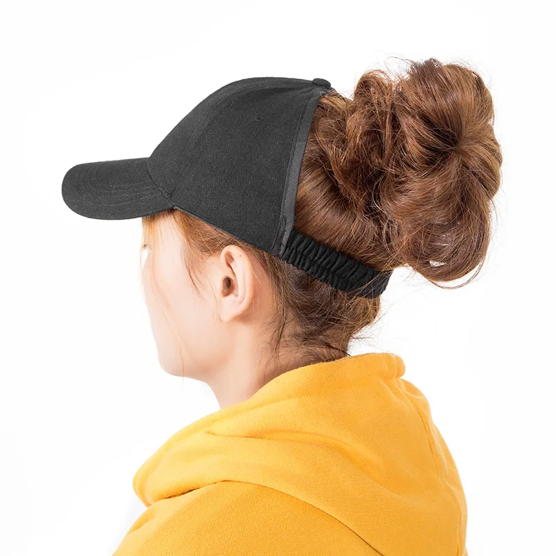 RUINPOP, модная, стильная, конский хвост, бейсболка, женская, Спортивная, Snapback, шляпа, хлопок, удобная, летняя, шапки, повседневная, Спортивная Кепка, s, регулируемая