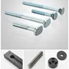 Woodworking T Block M6 Nut Handle Tighten Nuts Self-locking T Screw Slider T-Track Sliding Feather Board Retaining Ring Washers ► Photo 3/6