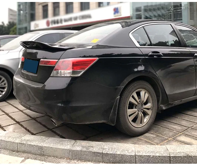 Накладка на багажник автомобиля FRP из углеродного волокна авто задний Багажник крыло R Стиль ремонт аксессуары спойлер для Honda Accord 2006-2011