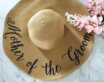 

Mother of the Groom Gift, Mother of the Bride Gift, Floppy Beach Hat, Sun Hat, Custom Personalized Floppy Hat, Garden Party cap