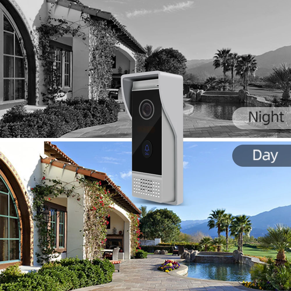 Doornanny Video Intercom For Home Apartment WiFi Tuya Smart Video Doorbell Video Entry Phone AHD Door Peephole Camera Bell