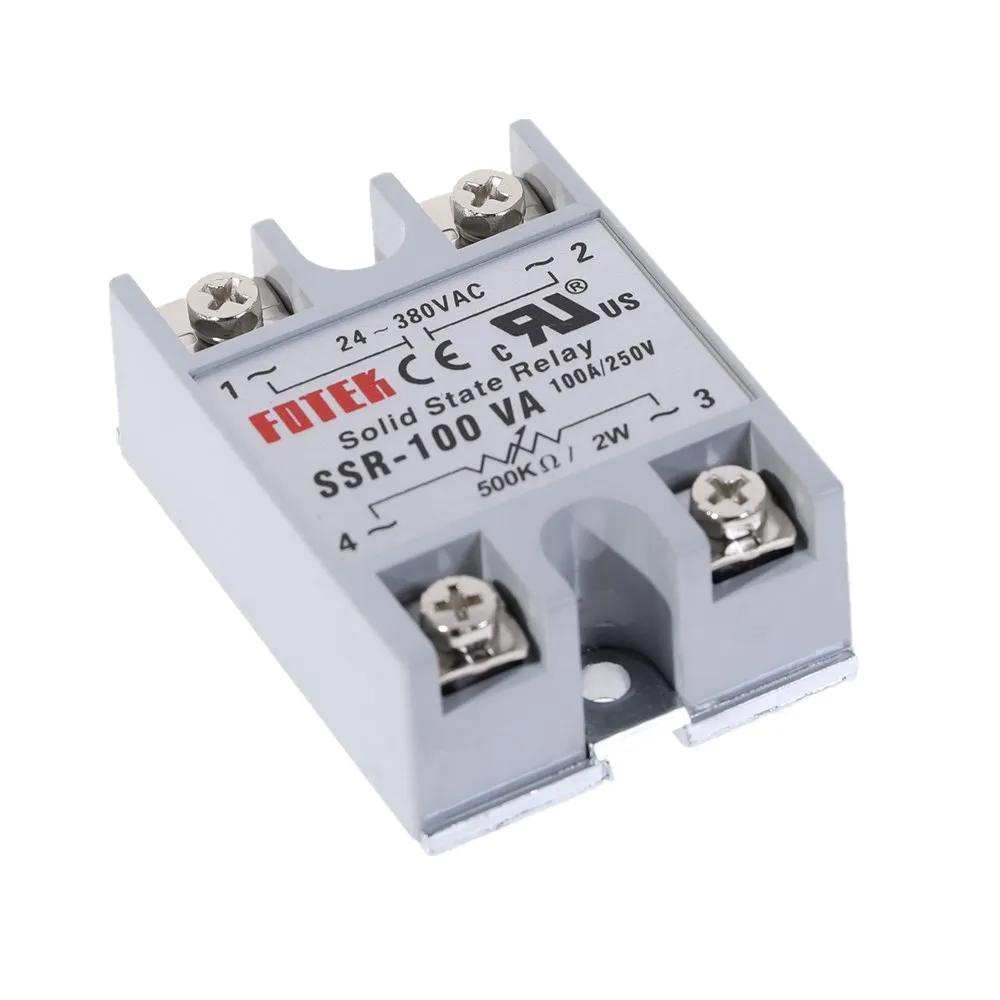 SSR твердотельное реле SSR-100VA 100A релиз регулятор 24-380VAC выход SSR 100VA Однофазное твердотельное реле