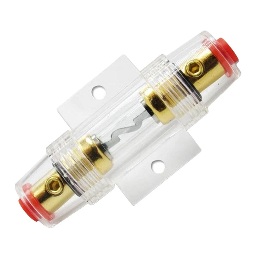 Soporte de fusible de reacondicionamiento de Audio coche, 4/8 y 10 de amplificador de alambre de calibre 30A/40A/50A/60A/80A/100A, soporte para amplificador automático de Audio para coche|Fusibles| - AliExpress