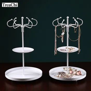 

Metal Jewelry Rack Desktop Bracelet Necklace Display Rack Jewelry Rack Storage Rack for Family Earrings Jewelry Rack