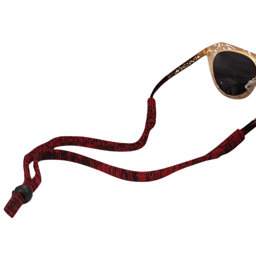 Высокое качество очки солнечные очки с цепочкой Шейный Ремешок Шнуры бисерная цепочка для очков для чтения Держатель Поддержка Прямая поставка - Цвет: C Coffee