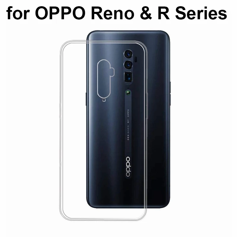 Для OPPO Reno 10x Zoom Reno2 Z F R17 R15 Pro R11S R9S R9 PlusSoft TPU чехол Силиконовый противоударный с