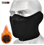 WOSAWE Motorcycle Balaclava Full Face Cover Mask Breathable Three 2 Hole CS Motocross Helmets Beanie Face Masks Black White