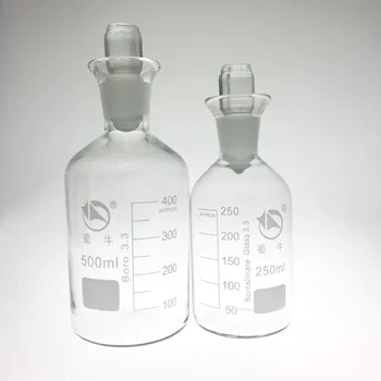 

Dissolved oxygen glass bottle white brown 250ml/500ml sewage bottle water sample collection bottle