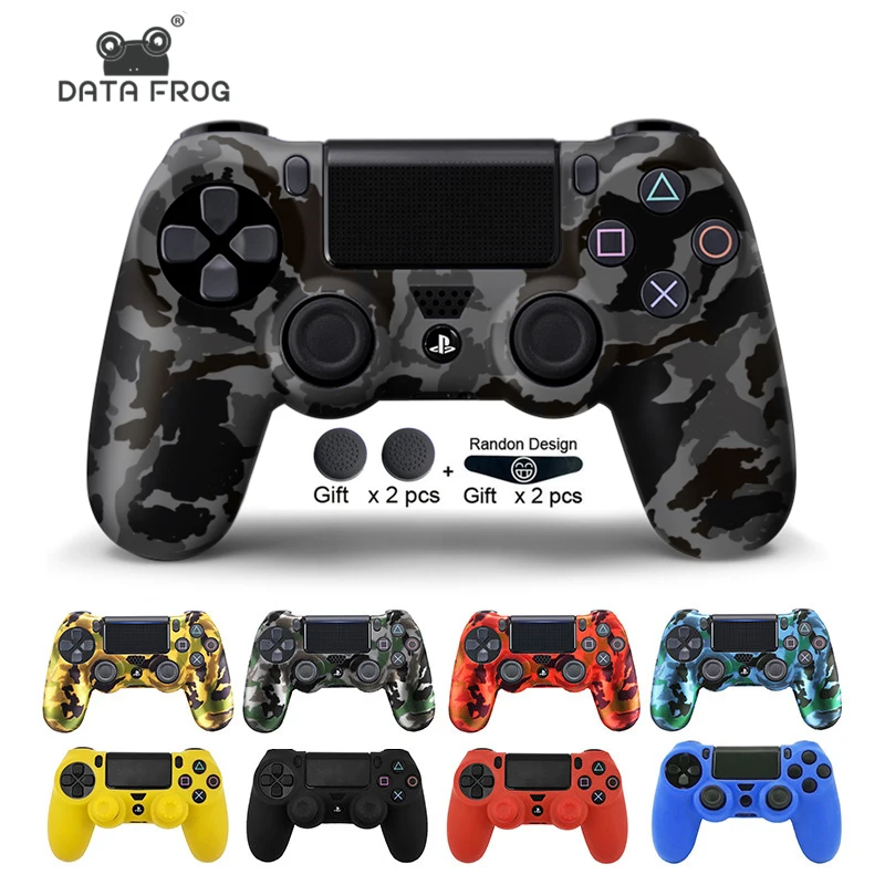 For PS4 Sony Playstation 4 Slim Controller Case Anti-slip Silicone Soft  Flexible Rubber Shell Cover