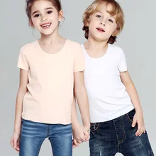 Всегда г. Летняя новая стильная детская одежда; Модальная детская футболка в Корейском стиле с вырезами в виде сердца; C0221