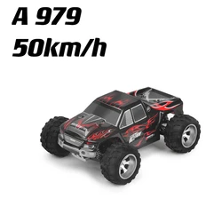 WLtoys coche de carreras a Control remoto para niños, vehículo todoterreno de alta velocidad, 2,4G, 50 km/h, 4WD, 1:18