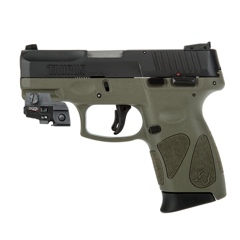 Taurus G2C 9mm Glock Mini red dot green mira laser para pistola defensa