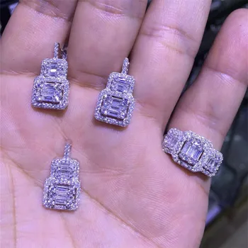 

cp189 Luxury Designer Fashion 925 Sterling Silver Jewelry zirconia shinning for lady women,cute&sweet paa