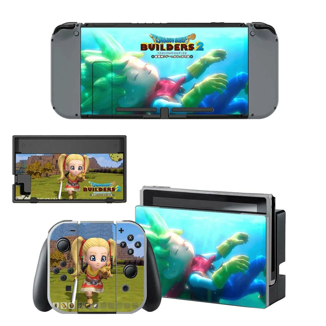 Dragon Quest nintendo switch, наклейки для nintendo Switch, наклейки для nintendo Switch, консоль Joy-con, контроллер, док-станция, Скины Виниловые