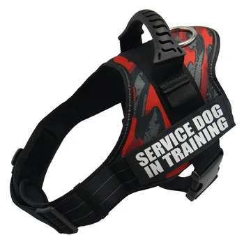 

Pet Dog Nylon Harness Reflective Rope Silica Gel Handle For Small Medium Large Dogs Adjustable Anti-collision Vest Harness