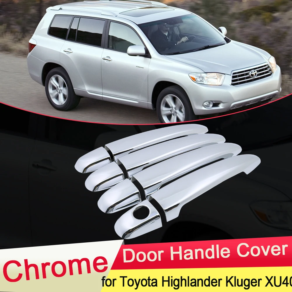 Для Toyota Highlander Kluger 2008 2009 2010 2011 2012 2013 XU40 хромированная дверная ручка крышка Накладка