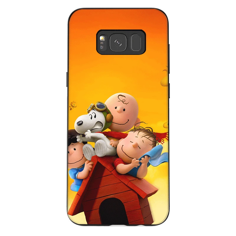 Чехол для телефона из термополиуретана для samsung Примечание 10 8 9 S6 S7 край S8 S9 S10 S10E плюс M10 M20 M30 M40 крышка арахис фильм - Цвет: B9
