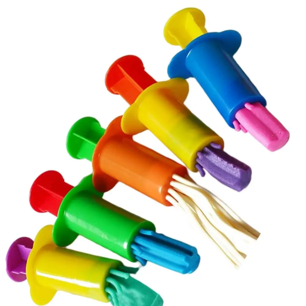 Plasticine Model Playdough Tools Set for Kids 3D Syringe Roller