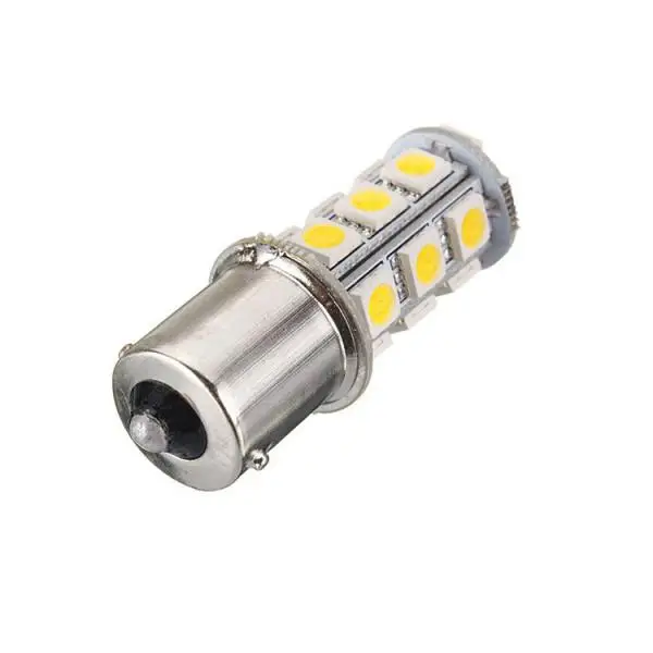 10 Pieces DC 12V Mini 1156 BA15S 18-SMD 5050 Car LED Bulbs Backup Lights for Car/Truck/Trailer/RV Ect