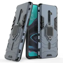 For Oppo Reno 2 3D Ring Armor Case for Oppo Reno2 Reno 2 CPH1907 PCKM00 PCKT00 for Oppo Reno Z Car Holder Phone Back Cover Case