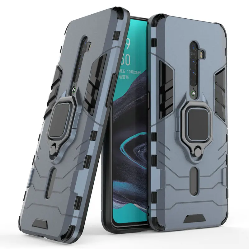 Защитный чехол для телефона Oppo Reno 2 3D Ring Armor Reno2 Z F CPH1907 PCKM00 PCKT00 A9 2020 A5 | Мобильные