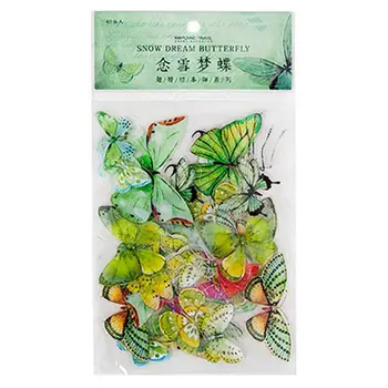 

200Pcs Butterfly Stickers Decorative Stickers Calendar Scrapbook