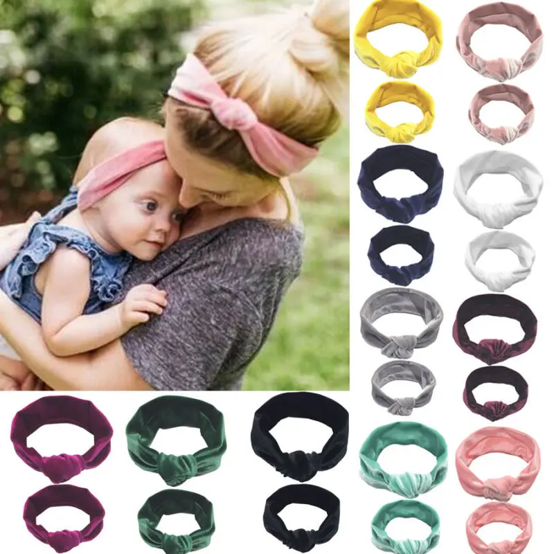 mother and daughter matching headbands