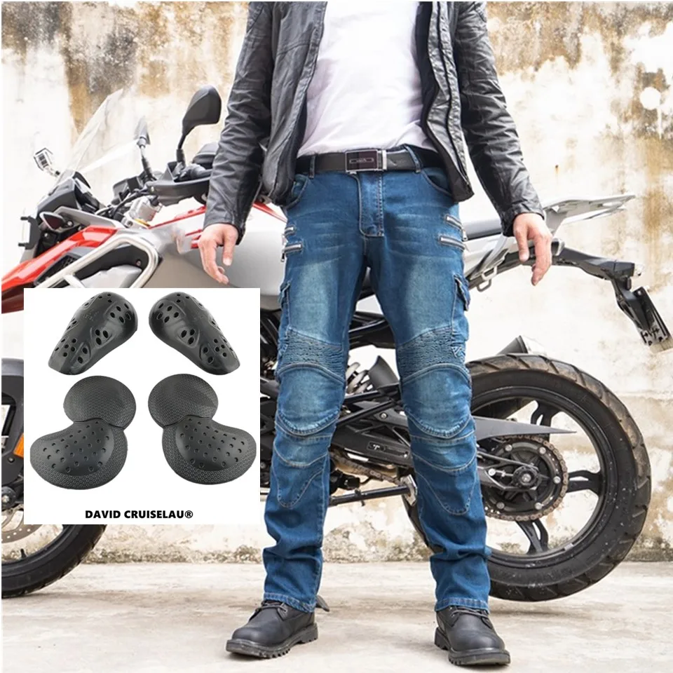 Новые мотоциклетные защитные штаны мужские джинсы мотоциклетные штаны ...