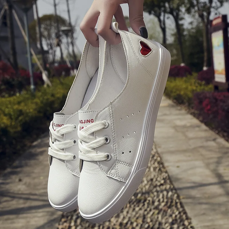 

Small White Shoes Women's Summer 2019 New Style Low-Cut Breathable Casual Board Shoes Versatile Korean-style Flat White Shoes