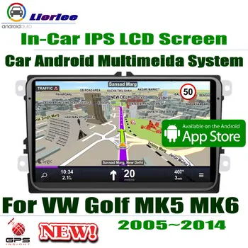 

Car Android Player 9" IPS LCD Screen For Volkswagen VW Golf MK5 MK6 2005~2014 Car GPS Navigation Radio AMP BT SD USB AUX WIFI