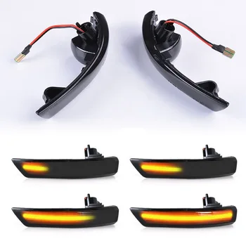 

2X Turn Signal Light LED Side Blinker Light for Ford Focus 2 3 Mk2 Mk3 Rearview Mirror Indicator For Mondeo Mk4