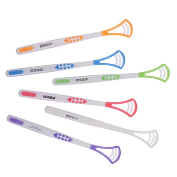 

1pcs Tongue Brush Tongue Cleaner Scraper Cleaning Tongue Scraper For Oral Care Keep Fresh Breath Dental Care Tongue Clean Tool