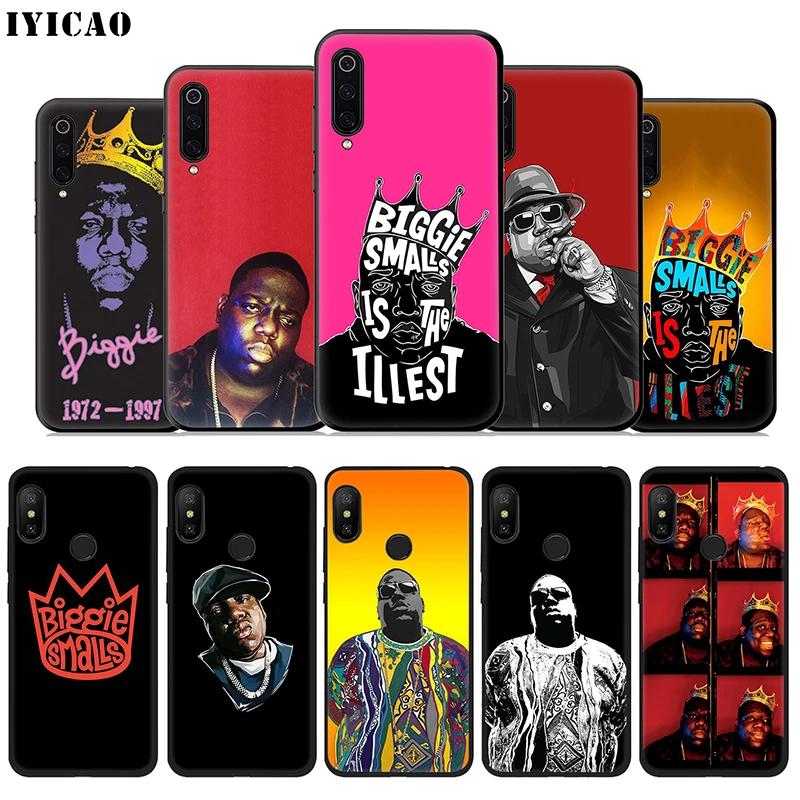 IYICAO The Notorious B.I.G Soft Case for Xiaomi Mi A3 A2 A1 10 9T CC9E CC9 9 8 6 Se Lite F1 5X 6X MiA1 MiA2 MiA3 |