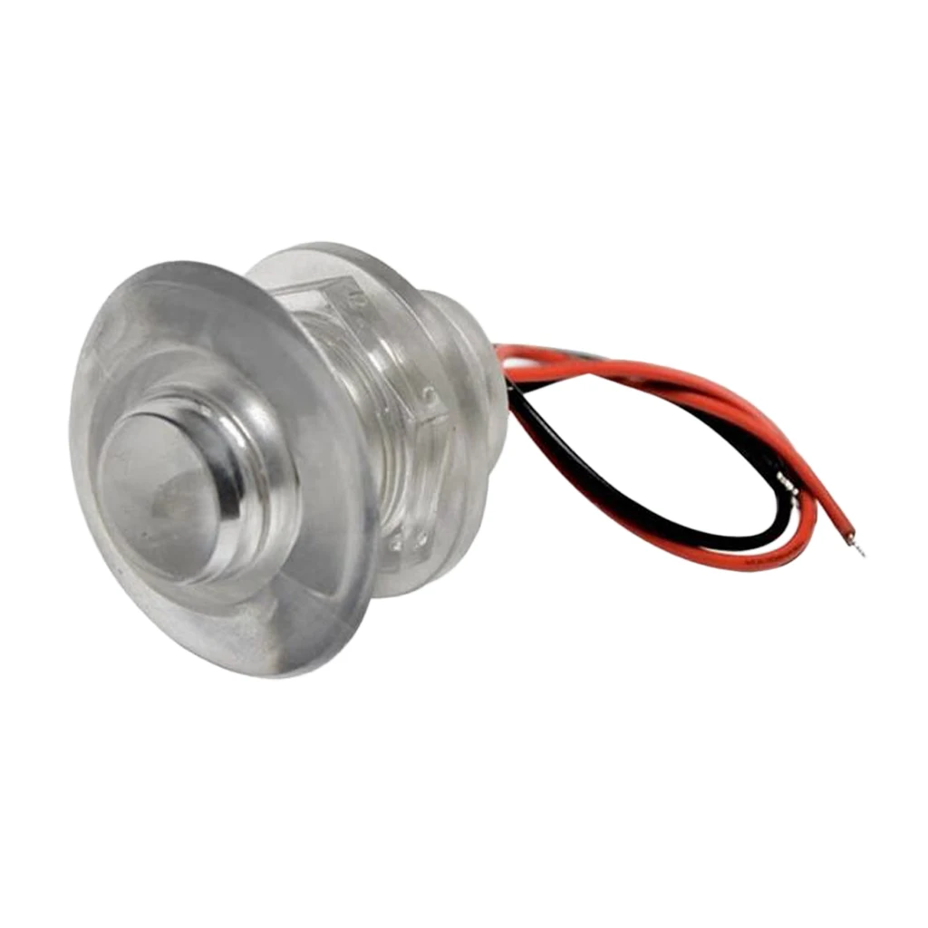 12V LED Boat Lights, Submersible and Waterproof Low Profile Round Navigation Lights for RV, Marine, Boats, Trailers