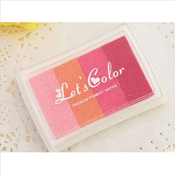 

1 Pcs Cute Large Printing Plate Rainbow Color Gradient Color Printing Mud School Children Stationery Supplies 7.2*5.2*2.1cm