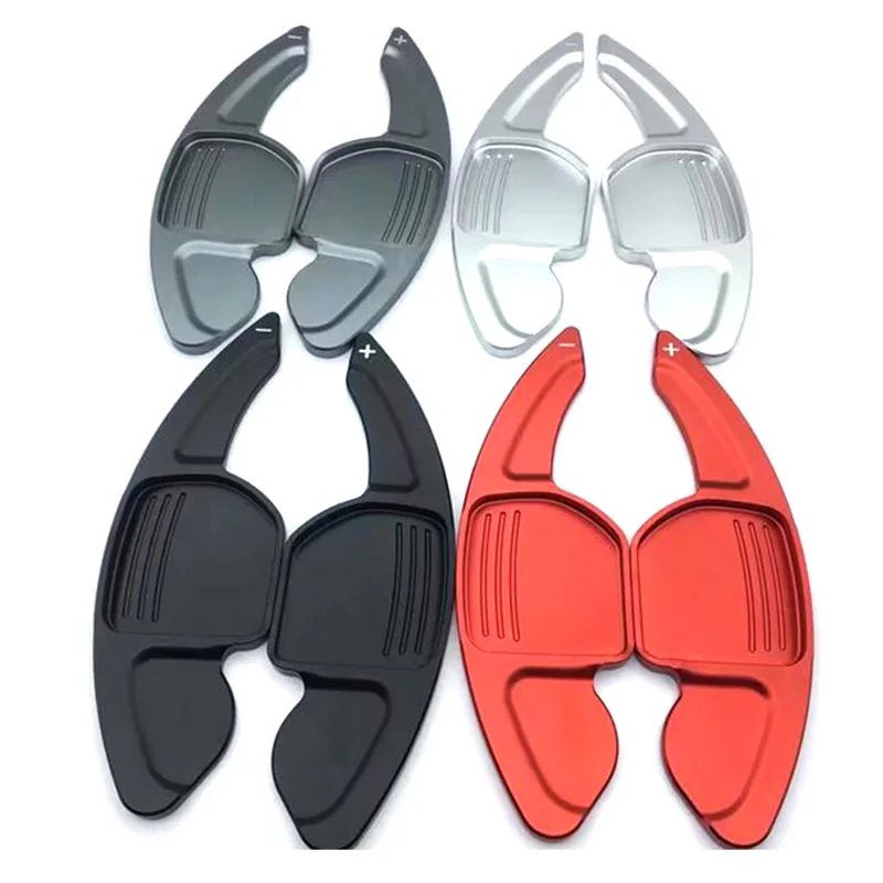 New Style 2pcs/lot Aluminum Steering Wheel Shift Paddles For A3 A4L A5 A6 A7 A8 S5 Q3 Q5 Q7 TT | Автомобили и мотоциклы