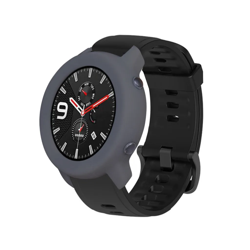Мягкий полный чехол силиконовый защитный чехол для Huami AMAZFIT GTR 42 мм аксессуары для часов протектор