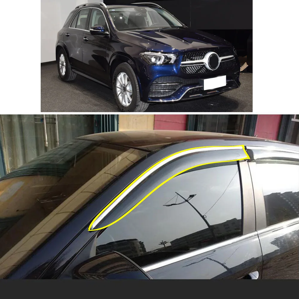 Стикер для кузова автомобиля пластиковое окно стекло ветрозащитный козырек