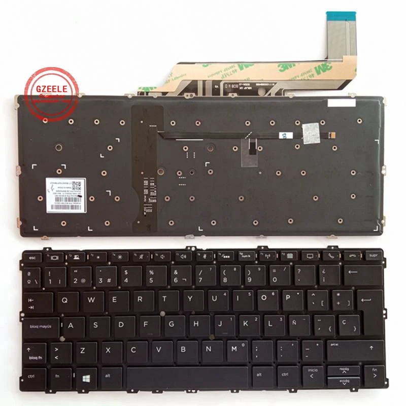Spagna/Inglese Sp/Us/Ar Nuova Tastiera Per Laptop Per Hp Elitebook X360 1030 G2 1030 G3 1030 G4 Hsn-104C Hsn-Q10C Hsn-Q20 Retroilluminato