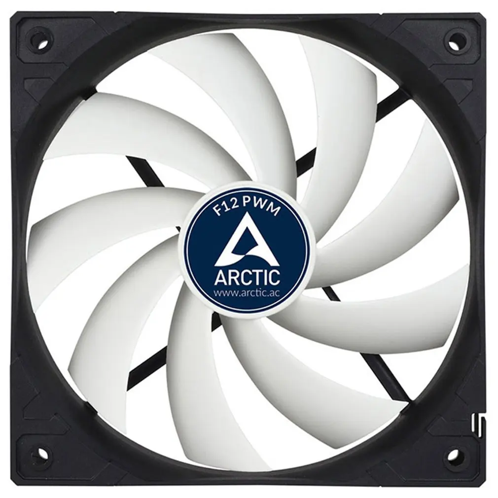 Поглощающий вентилятор Arctic F12 Pro для экстремальных ситуаций запатентованный