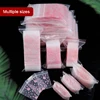 Pink Rabbit Small Plastic Zipper Bag Ziplock Bag Ziplock Pill Packaging Pouches Mini Zip lock Bags Plastic Packaging Bags 100pcs 3