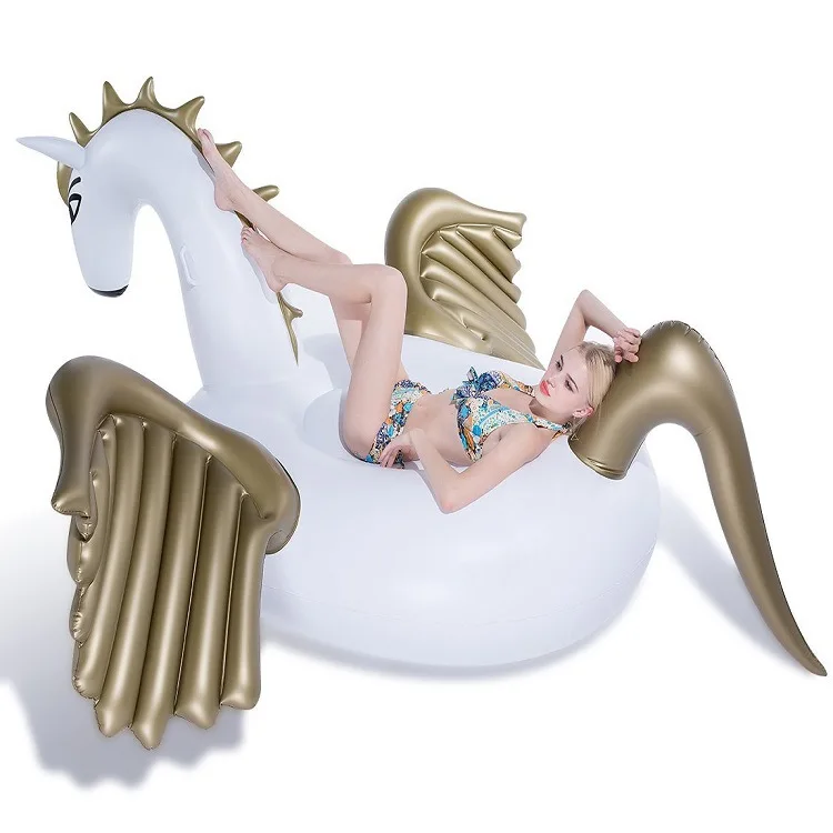 

Dongguang SunLe Direct Selling Environmentally Friendly Processing Inflatable Pegasus Mount. chong qi ma Floating Bed Long-term