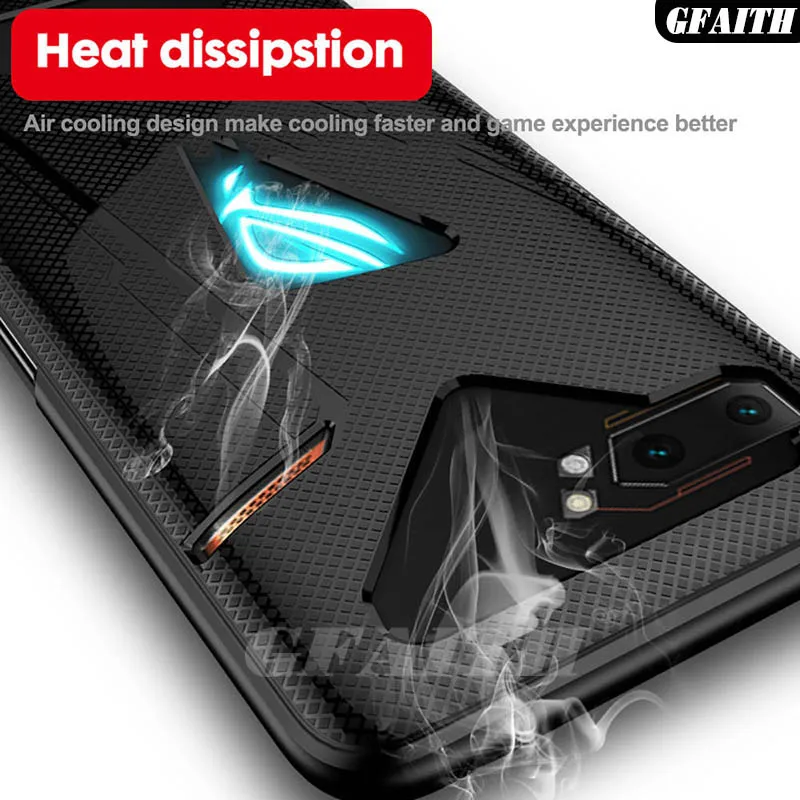 GFAITH все включено мягкий чехол для ASUS Rog Phone 2 противоударный крест ультра-тонкий дизайн теплоотвод чехол ASUS Rog 2 Чехол