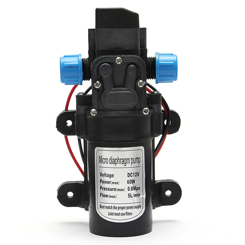DC 12 V 120PSI 5L/мин сельскохозяйственный Электрический водяной насос черный микро