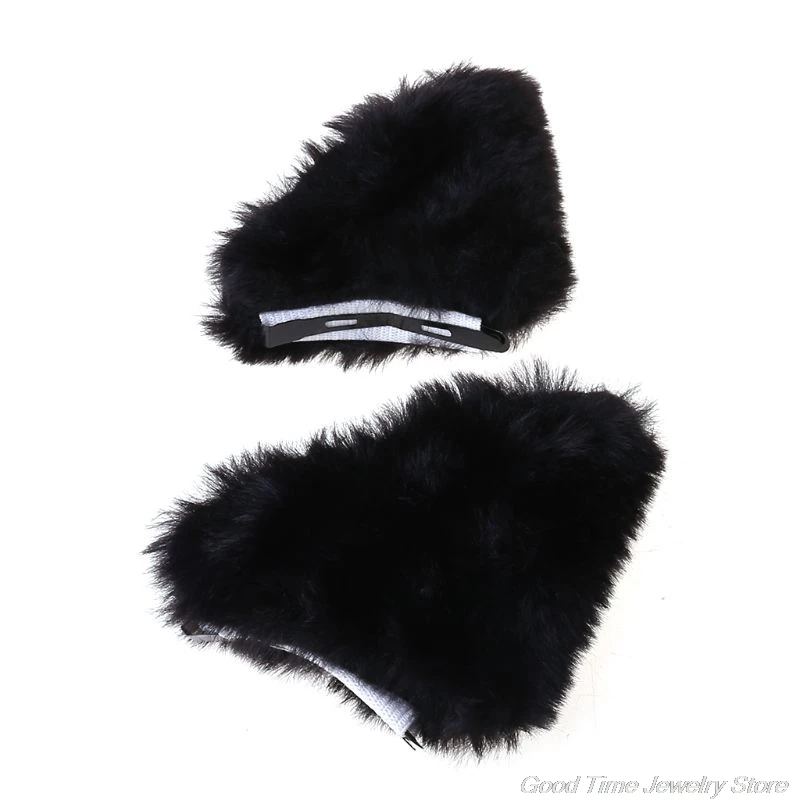 Cosplay Party Cat Fox Long Fur Ears Neko Costume Hair Clip Halloween Orecchiette  F25 20 Dropshipping sexy halloween costumes for women