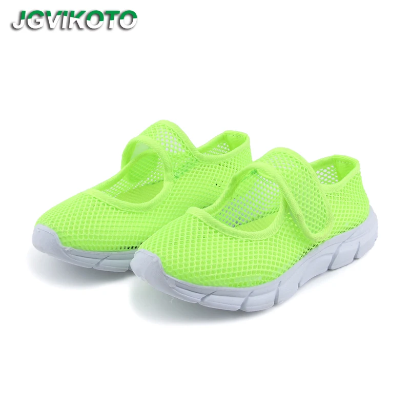 

Children Sandals 2020 Fashion New Summer Shoes For Boys Girls Air Mesh Breathable Candy Color Kids Beach Shoes Cut-outs Soft Hot