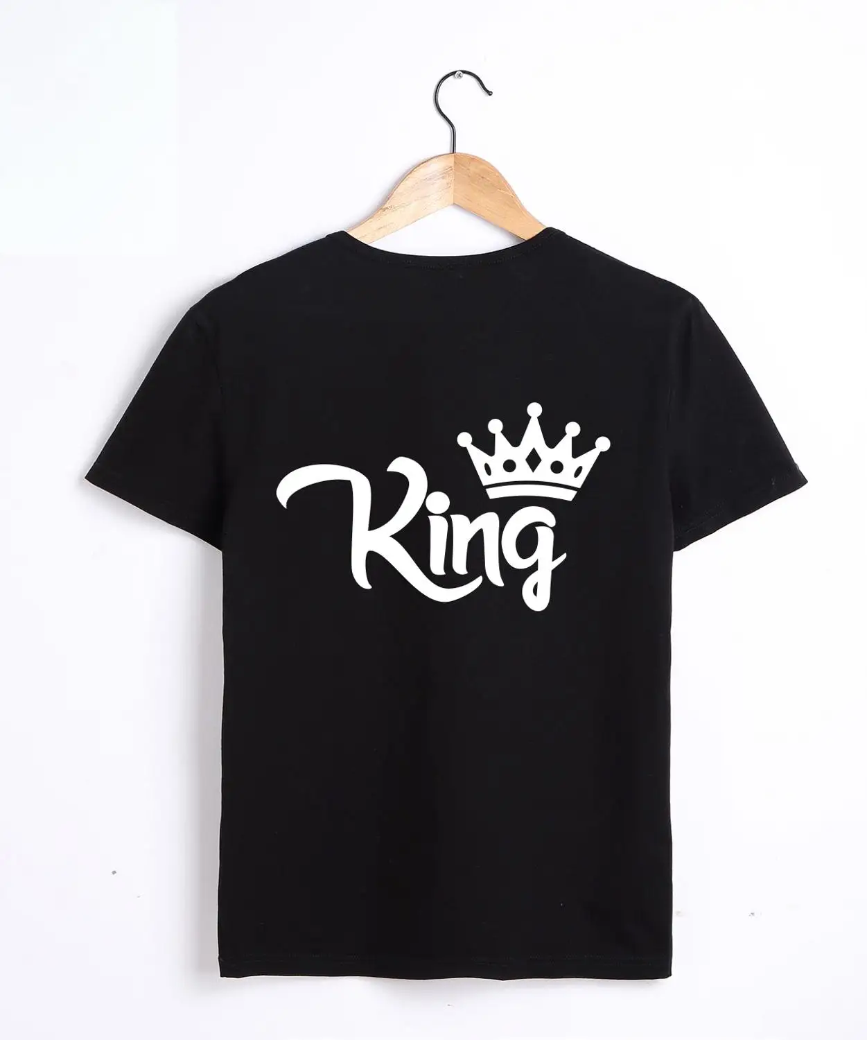 Family Matching Clothes Mother Father Daughter Son Kid Tshirt Family KING QUEEN Letter Printing Clothes Mommy and Me Top casual t shirt kids t shirt matching tshirts matching outfit