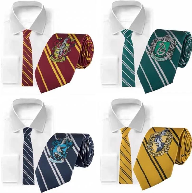 Toezicht houden In de naam Dij Tie Harry Potter Slytherin | Harry Potter Gryffindor Tie | Harry Potter  Shirt Tie - Ties - Aliexpress