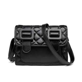 

Abay European Fashion Female Square Bag 2020 New Quality Pu Leather Women's Designer Handbag Korean Shoulder Messenger Bags